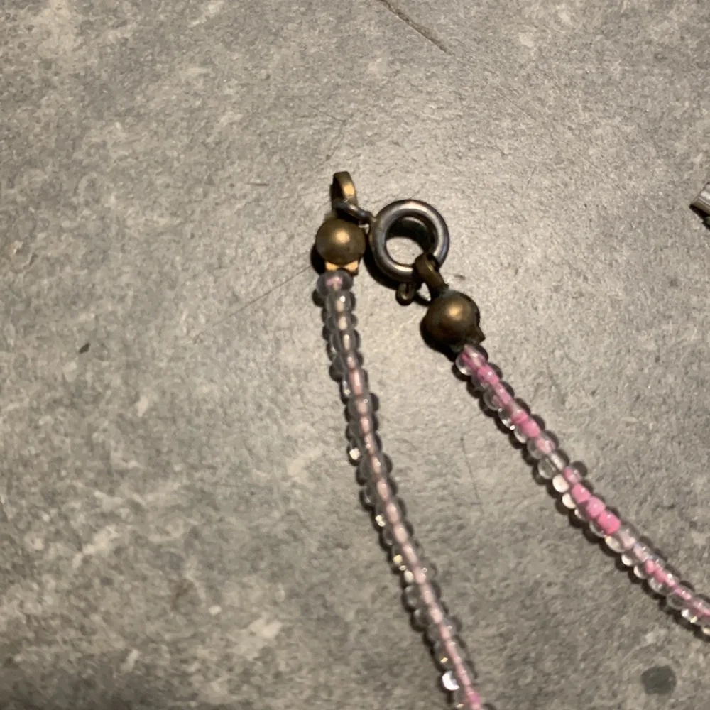 Vintage Pink Carebear necklace